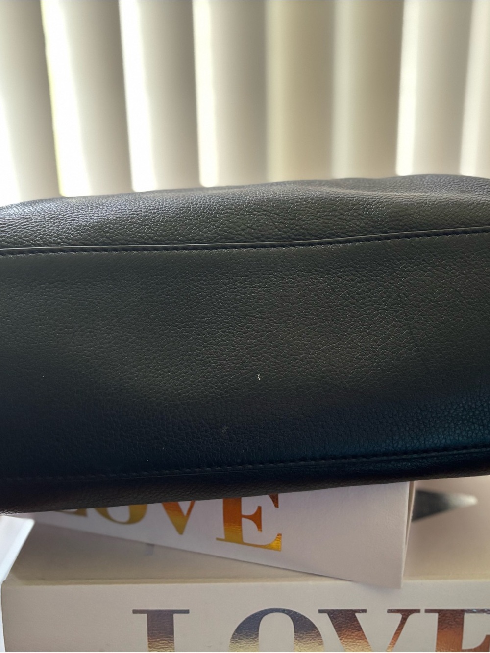 kate spade Black Pebbled Leather Shoulder Bag with Front Zip Pocket - Picture 14 of 15